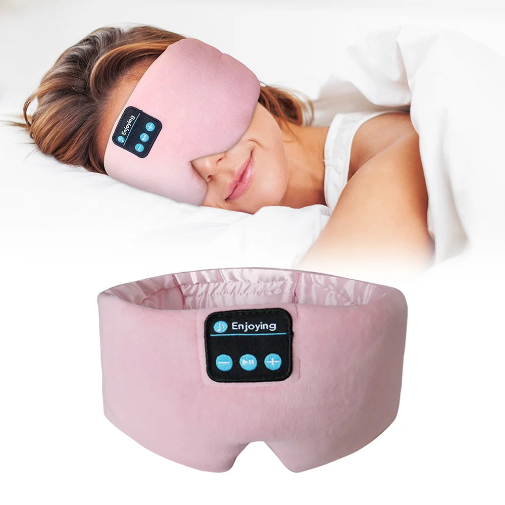 Sleep Mask with Soft Wireless Headphones Bluetooth  Speaker