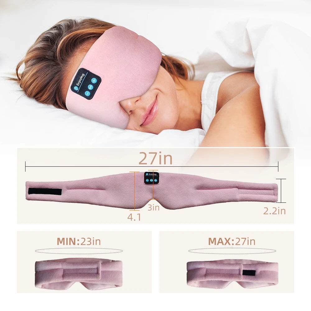 Sleep Mask with Soft Wireless Headphones Bluetooth  Speaker