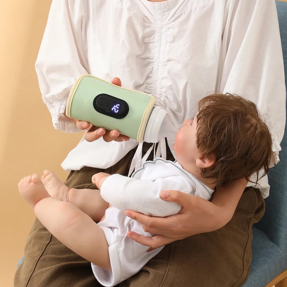 Portable baby milk warmer