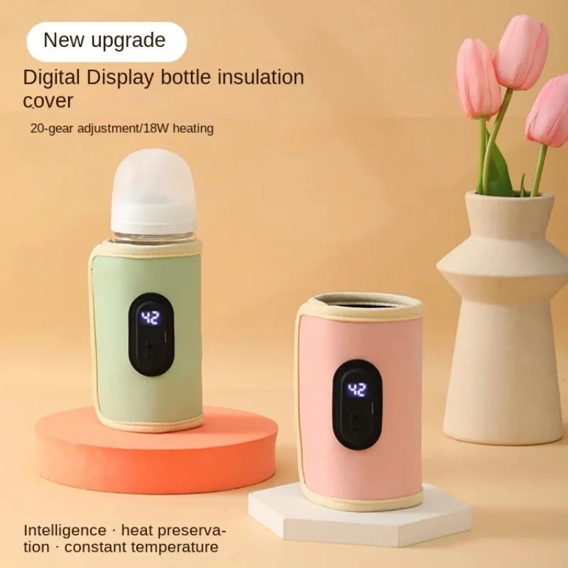 Portable baby milk warmer